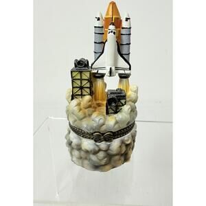 Launch Scene Camera Detail Space Shuttle Trinket Box Resin